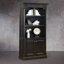 Kennedy Bookcase - fluted solid wood bookcase with doors - CCF