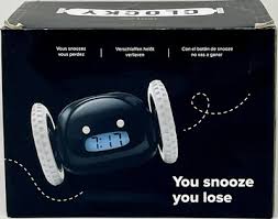 Clocky Alarm Clock on Wheels Run Away Alarm Clock NEW | eBay