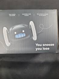 Clocky Alarm Clock on Wheels Runs / Jumps Away. Loud for ...
