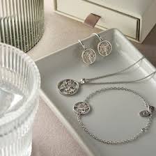 Clogau Silver Tree of Life Circle Drop Earrings – Mococo