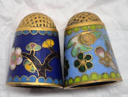 Cloisonne Thimbles | eBay