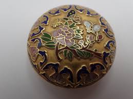 Vintage Cloisonné Box From China - Etsy
