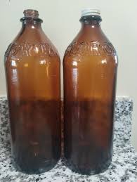Clorox Amber Glass Bottle Pair | eBay
