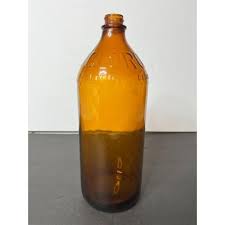 Vintage 32 ounce amber glass Clorox bleach | Mercari