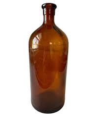 Vintage Dark Amber Clorox Bleach Bottle Pint Size 7-1/2 inches tall | eBay