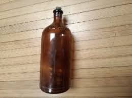 Specialty Collectible - 1930s Clorox Bottle with Stopper - Construction Junction