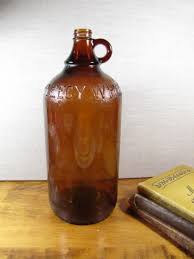 Fleecy White - Amber Bottle - Temperglas - Half Gallon Size ...