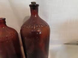 SALE Vintage Amber Glass Clorox Bottle With Stopper Sani ...