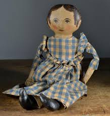 Sold at Auction: ANTIQUE FOLK ART PA DOLL