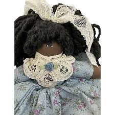 African American Folk Art Rag Doll 11" | eBay
