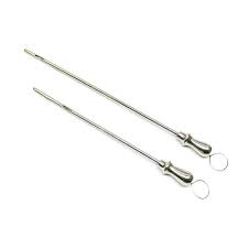 Teat Milking Tube with 2 Eyes Chrome Plated Brass 8 Cm & 10 ...