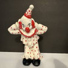 Lot of 11 VINTAGE CLOWN FIGURINES Names In Photos VARIOUS SIZES AND DESIGNS | eBay