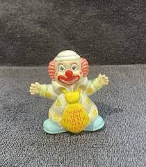 Pre Owned VGT 1986 George The Hug Clown Figurine Thank You Thank You Thank You