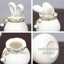 Ceramic Small Cremation Urn for Pet Ashes with Rabbit Ear Design,Includes Velvet Bag and Urn Necklace,Keep Your Beloved Pet Close to Your Heart Forever with This Decorative Mini Urns (White) : Amazon.ca: