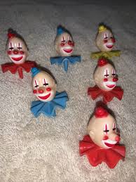 Vintage Clown Birthday Cake Cupcake Picks Pick Toppers LOT ...