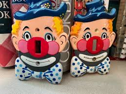 Vintage Clown Switch Plates - Etsy
