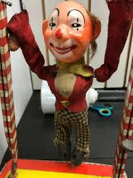 VINTAGE TOE JOE TIN LITHO FLIPPING ACROBAT 1950'S OHIO ART CLOWN CIRCUS PARTS | eBay