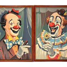 Vintage PBN Clowns Paint by Number Paintings Funny Fellas Craft Master NA1832 - Etsy Ireland