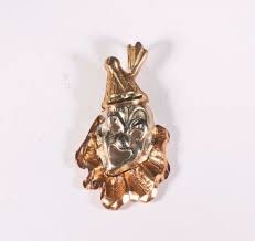 2.0 Gram 14k Tri-Color Gold "Clown" Pendant, Very Unique | eBay