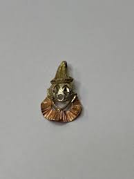Vintage Oroamerica 14K Tri-color Gold Clown Pendant - Etsy ...