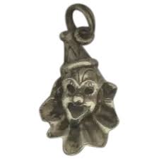 Detailed Vintage Cellini Sterling Clown Charm. For Sale at ...