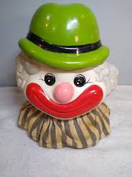 Rare) Clown Piggy Bank, Coin Box, Made of Ceramic Hand Painted and Glazed | eBay