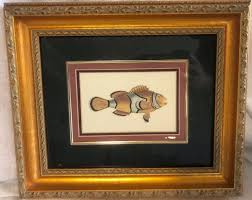 Lot Of 4 Somerset Custom Framed Classic Fish Collection 10/96 Decor Wall | eBay