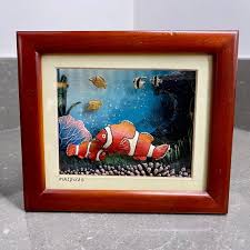 Vintage Miniature Shadow Box With Nemo Clownfish. Maldives Souvenir - Etsy