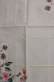 Lot 2 Vintage Hankies Handkerchiefs White Pink Blue Floral Print Cotton Women's | eBay