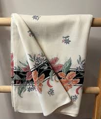 Large Vintage Mikasa Rectangular Tablecloth - Etsy Sweden