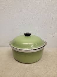 Vintage Club Dutch Oven Stock Pot & Lid Avocado Green ...