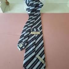 Burberry | Accessories | Burberry London Mens Tie Blue Black ...