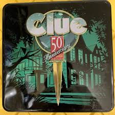 CLUE 50th Anniversary Edition Tin Box Game 1998 Parker ...