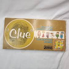 1963 "CLUE" Board Game Parker Brothers Detective Board ...