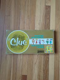 Vtg 1963 Parker Brothers CLUE Detective Board Game - Only ...