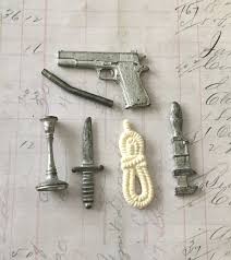 CLUE GAME Pieces / 6 Vintage Clue Replacement Weapons for ...