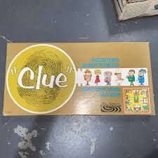 Vintage 1960 Parker Brothers CLUE Mystery Detective Board ...