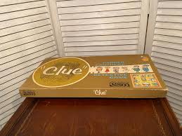 Vintage 1963 Parker Bros Clue Board Game - Etsy