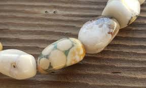 NATURAL FOSSIL JASPER TUMBLED STONE GEMSTONE STRETCHY ...