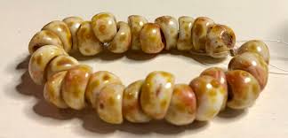 Czech Nano Bead 5/10mm Large Hole Beige Picasso 1 Strand - Etsy