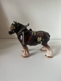 Melba Ware England Shire Porcelain Clydesdale Horse ...