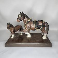 Gilbert Products Clydesdale Horse and Pony Table Lamp Base ...
