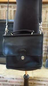 Coach Willis Bag Hangtag Leather Black Nickel Hardware ...