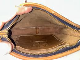 Vintage Coach Distressed Leather 1981 Basic Bag NYC Applied ...