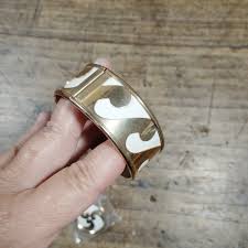 Vintage Sarah Coventry Bracelet Cuff Wave Matching Earrings ...