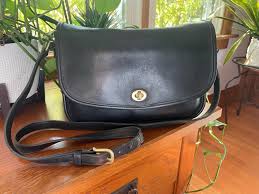 Vintage Coach Black City Bag (9790) - Etsy