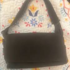 Anne Klein | Bags | Anne Klein Black Minimalist Shoulder Bag ...