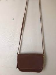 COACH Vintage Brown Leather Richie Crossbody Bag 9937 ...