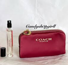NEW 2PC Coach WILD ROSE Eau De Parfum Travel Spray 7.5ml & Coin Purse | eBay