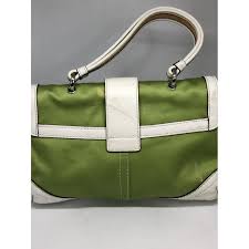 Cloth handbag Coach Green in Cloth - 38715371